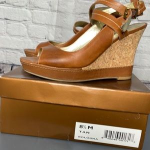 Audrey Brooke ankle strap heels